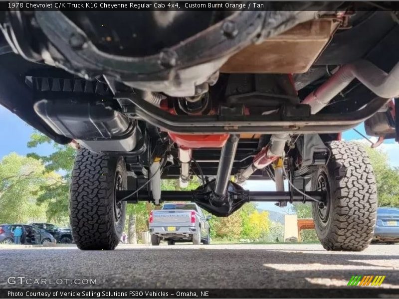 Undercarriage of 1978 C/K Truck K10 Cheyenne Regular Cab 4x4