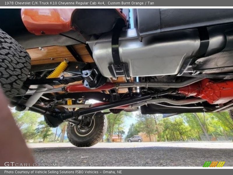 Undercarriage of 1978 C/K Truck K10 Cheyenne Regular Cab 4x4
