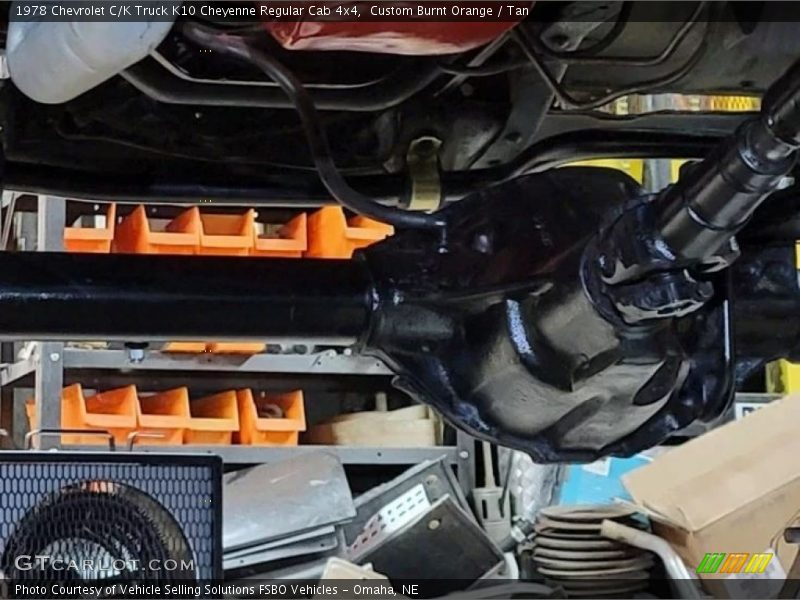 Undercarriage of 1978 C/K Truck K10 Cheyenne Regular Cab 4x4