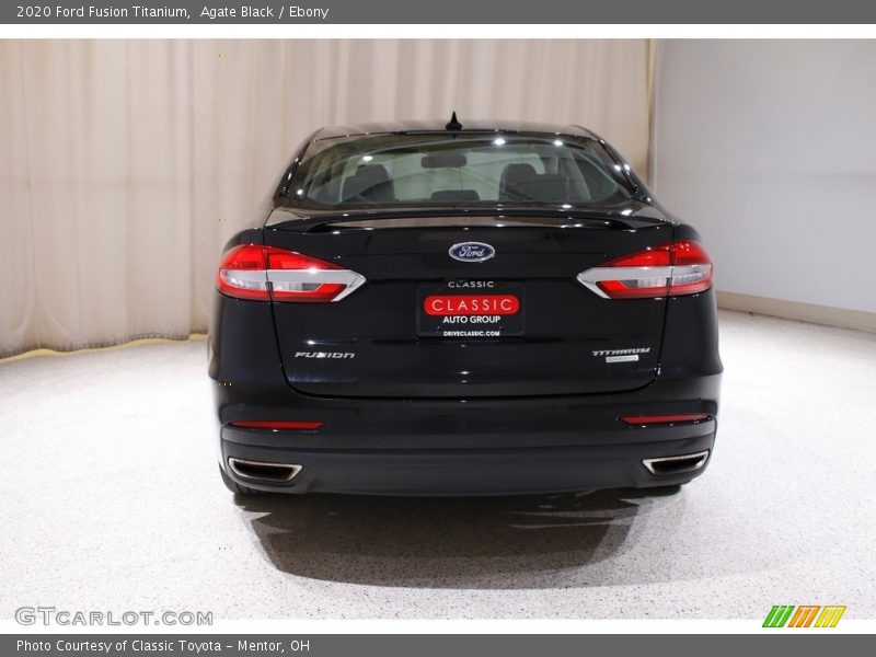 Agate Black / Ebony 2020 Ford Fusion Titanium