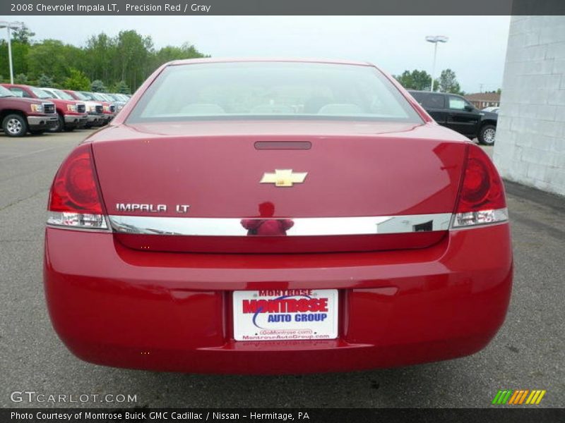 Precision Red / Gray 2008 Chevrolet Impala LT