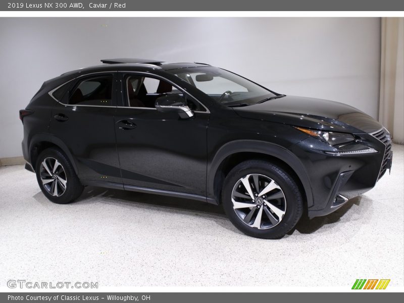 Caviar / Red 2019 Lexus NX 300 AWD