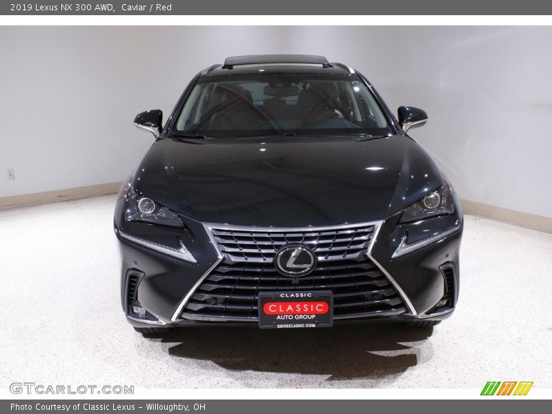 Caviar / Red 2019 Lexus NX 300 AWD
