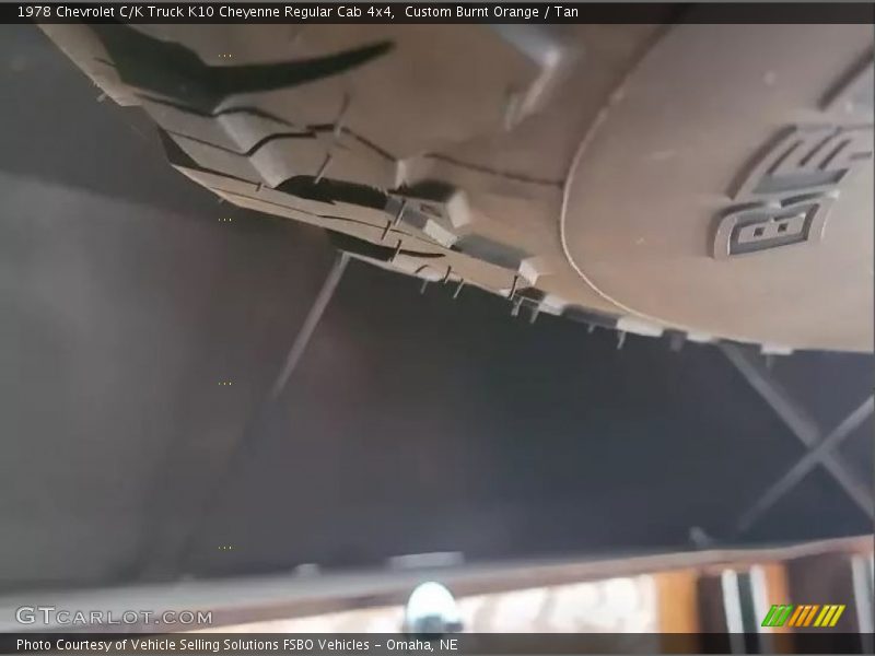 Custom Burnt Orange / Tan 1978 Chevrolet C/K Truck K10 Cheyenne Regular Cab 4x4