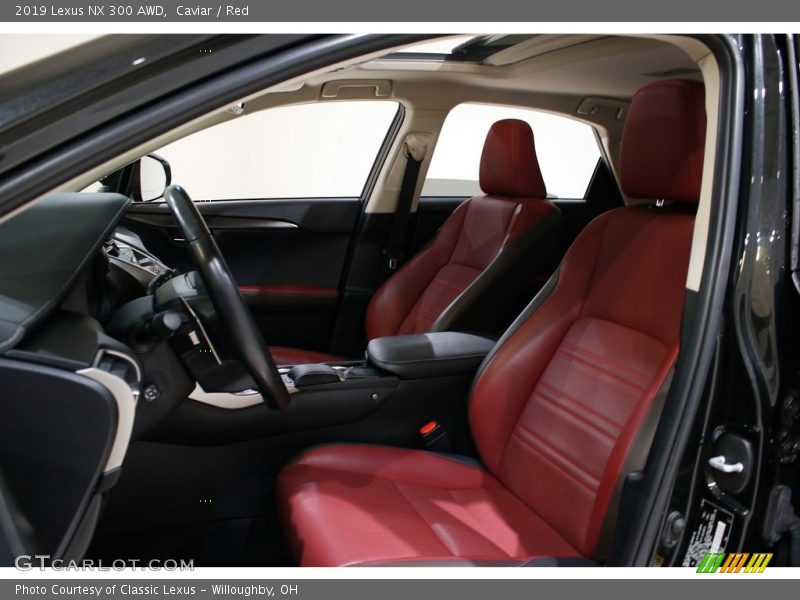 Caviar / Red 2019 Lexus NX 300 AWD