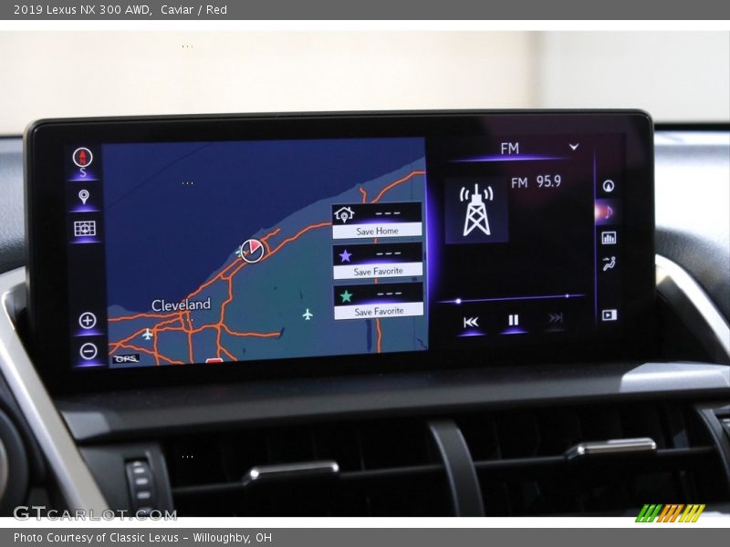 Caviar / Red 2019 Lexus NX 300 AWD