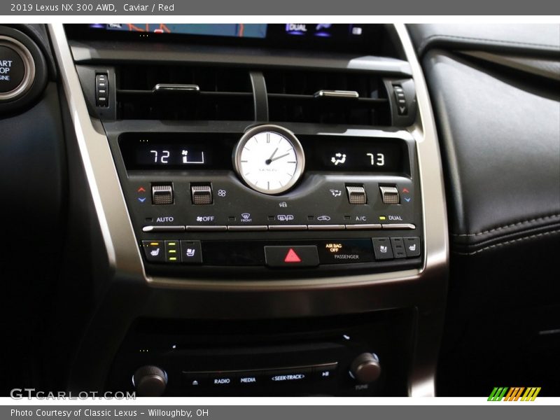 Caviar / Red 2019 Lexus NX 300 AWD