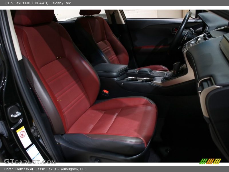 Caviar / Red 2019 Lexus NX 300 AWD