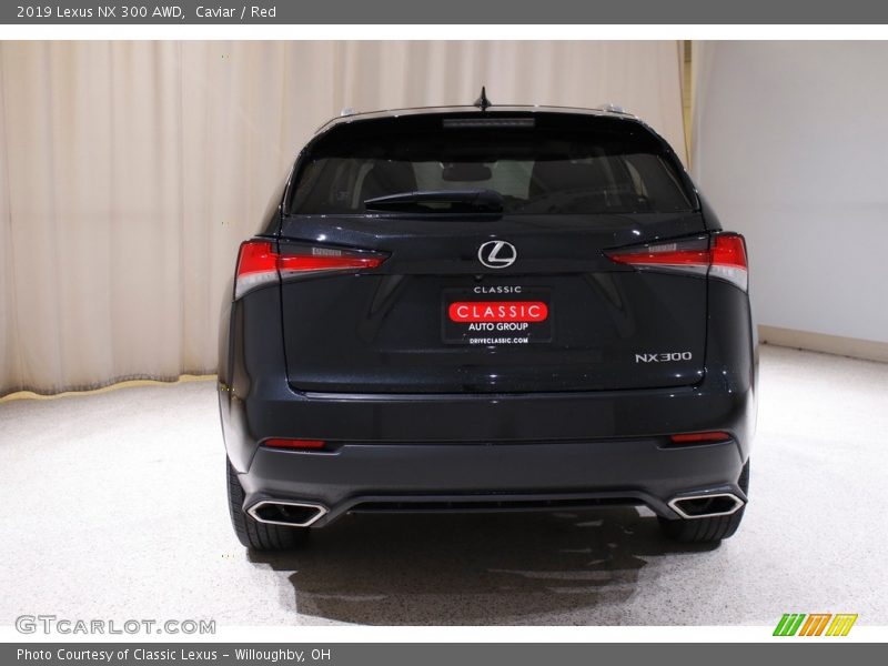 Caviar / Red 2019 Lexus NX 300 AWD
