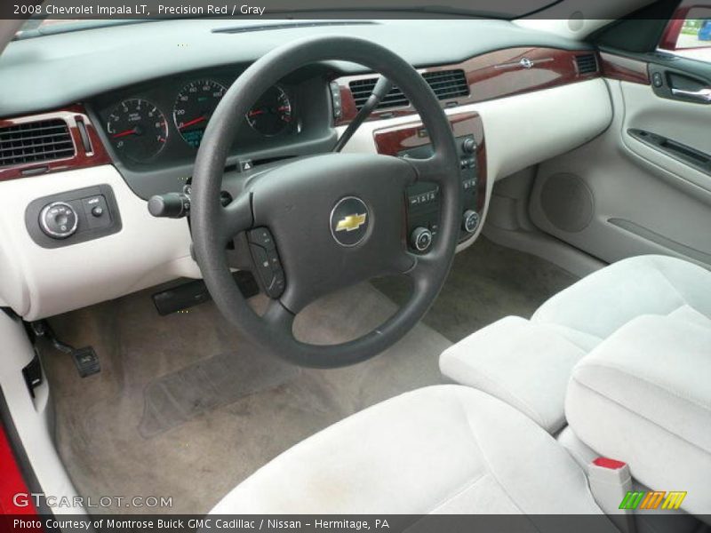 Precision Red / Gray 2008 Chevrolet Impala LT
