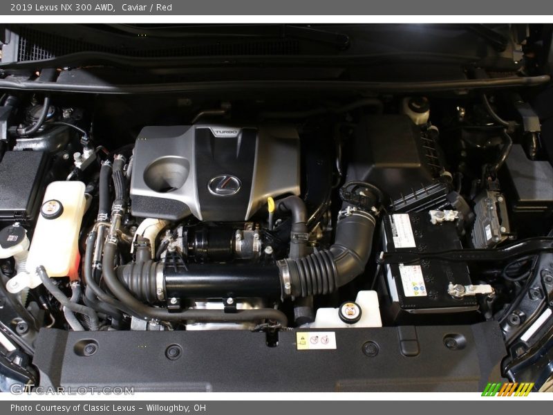 Caviar / Red 2019 Lexus NX 300 AWD