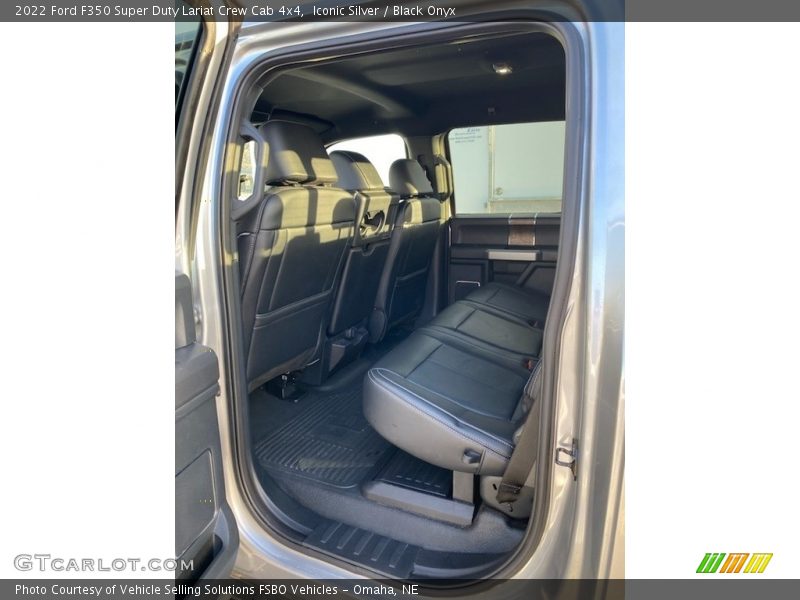 Iconic Silver / Black Onyx 2022 Ford F350 Super Duty Lariat Crew Cab 4x4