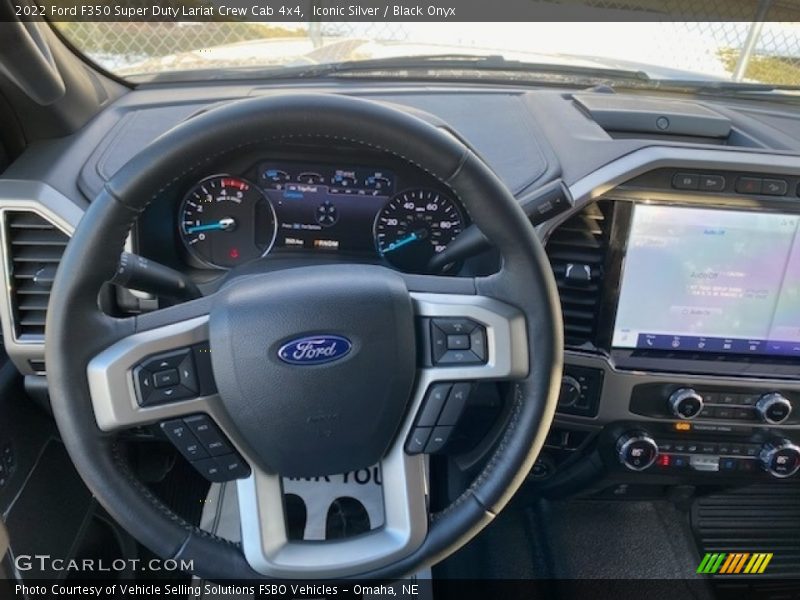 Iconic Silver / Black Onyx 2022 Ford F350 Super Duty Lariat Crew Cab 4x4