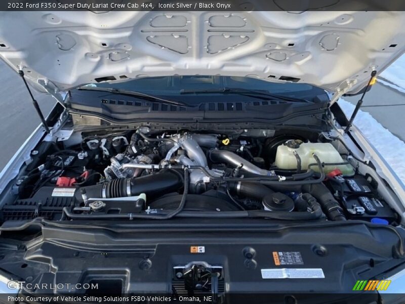 Iconic Silver / Black Onyx 2022 Ford F350 Super Duty Lariat Crew Cab 4x4