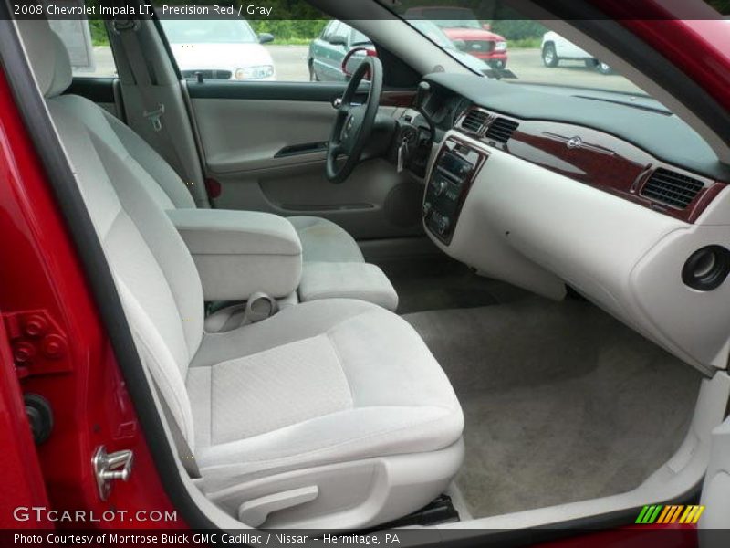 Precision Red / Gray 2008 Chevrolet Impala LT