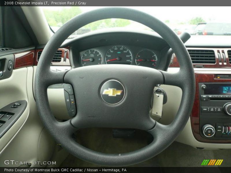 Precision Red / Gray 2008 Chevrolet Impala LT