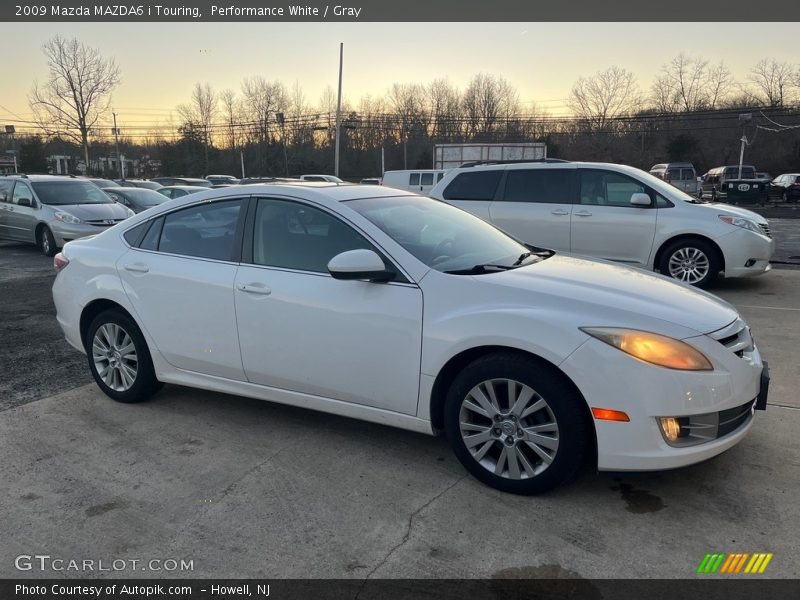 Performance White / Gray 2009 Mazda MAZDA6 i Touring