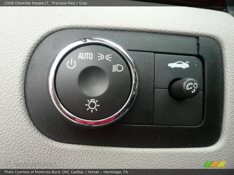 Precision Red / Gray 2008 Chevrolet Impala LT
