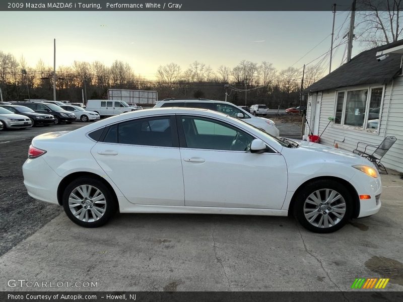 Performance White / Gray 2009 Mazda MAZDA6 i Touring