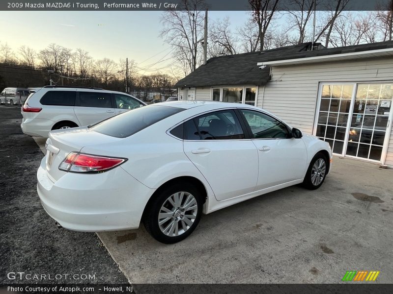 Performance White / Gray 2009 Mazda MAZDA6 i Touring