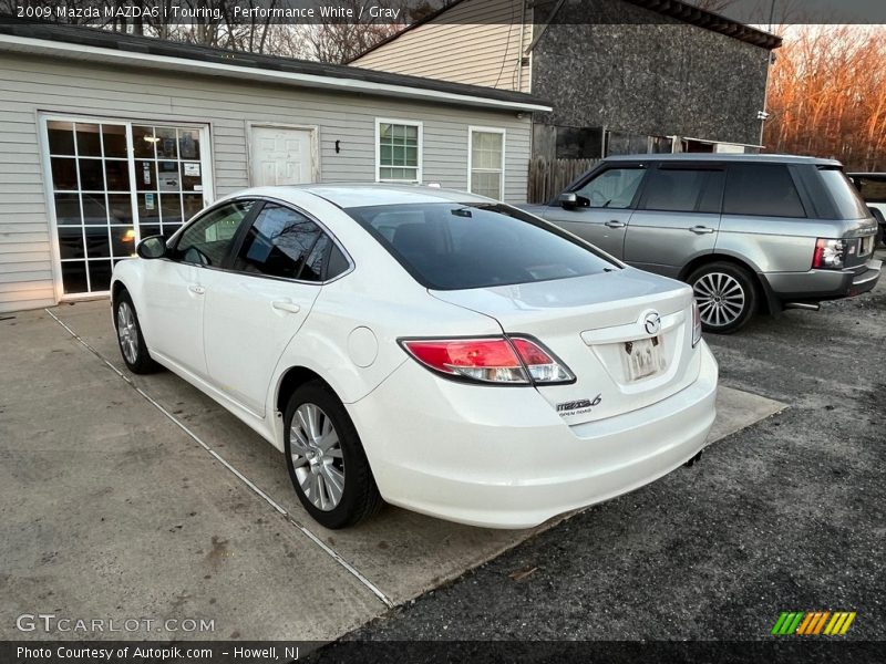 Performance White / Gray 2009 Mazda MAZDA6 i Touring