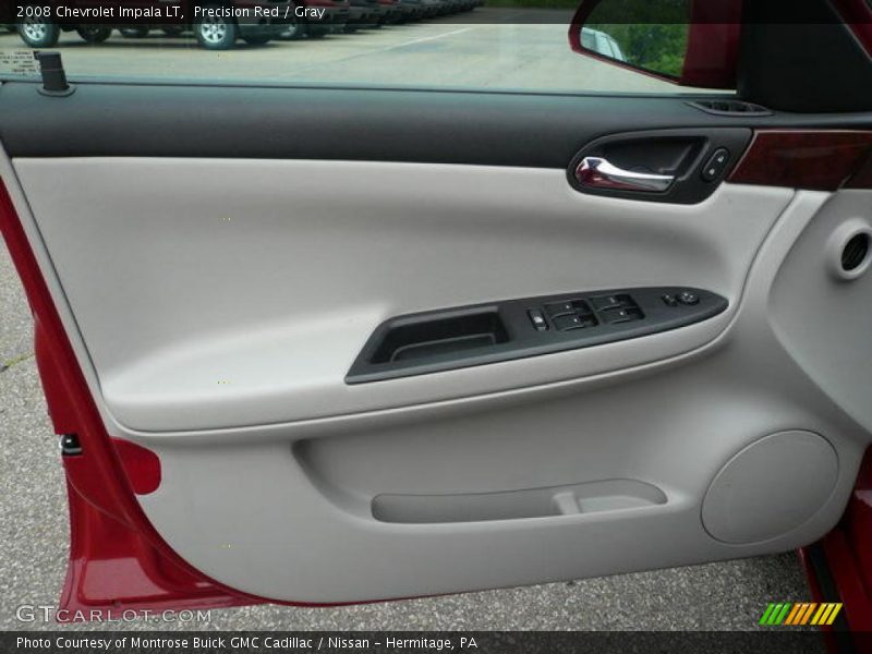 Precision Red / Gray 2008 Chevrolet Impala LT