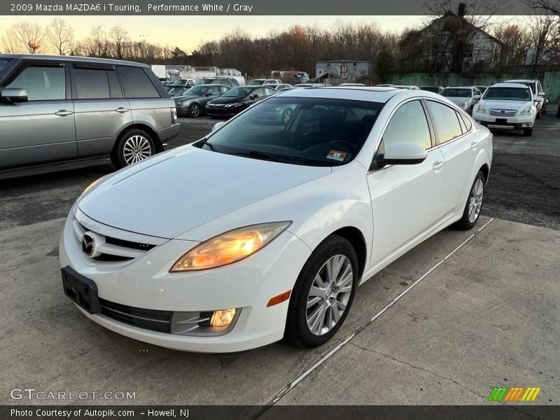 Performance White / Gray 2009 Mazda MAZDA6 i Touring