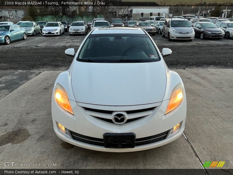 Performance White / Gray 2009 Mazda MAZDA6 i Touring
