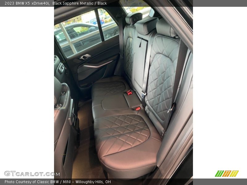 Black Sapphire Metallic / Black 2023 BMW X5 xDrive40i
