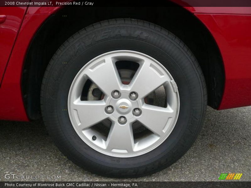 Precision Red / Gray 2008 Chevrolet Impala LT