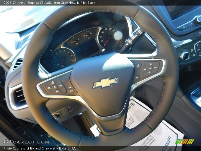 Iron Gray Metallic / Jet Black 2023 Chevrolet Equinox LT AWD