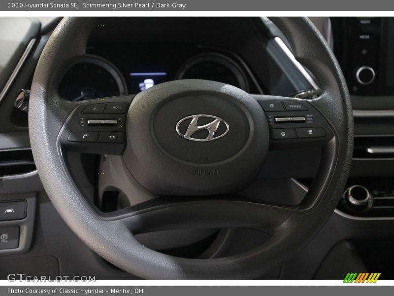 Shimmering Silver Pearl / Dark Gray 2020 Hyundai Sonata SE