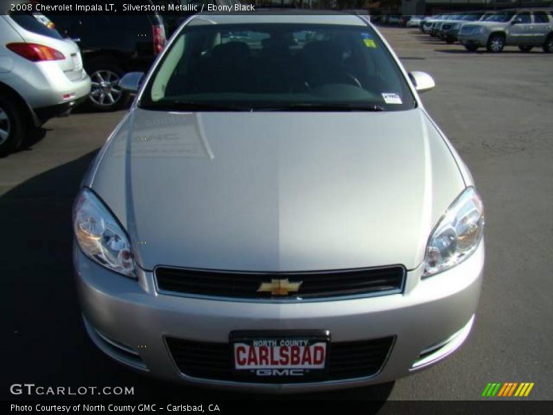Silverstone Metallic / Ebony Black 2008 Chevrolet Impala LT