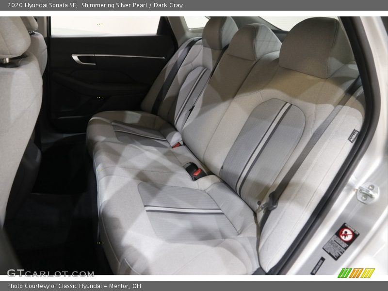 Shimmering Silver Pearl / Dark Gray 2020 Hyundai Sonata SE