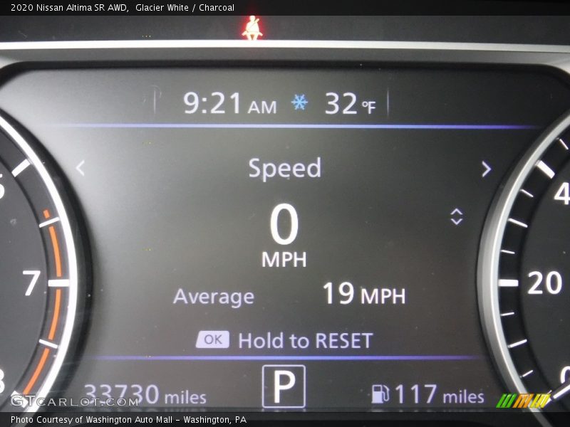 Glacier White / Charcoal 2020 Nissan Altima SR AWD