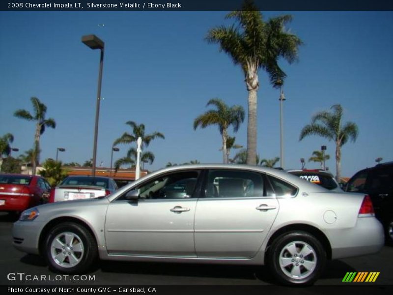 Silverstone Metallic / Ebony Black 2008 Chevrolet Impala LT