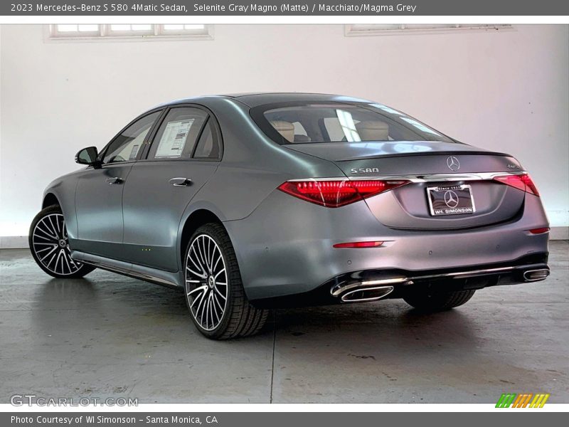 Selenite Gray Magno (Matte) / Macchiato/Magma Grey 2023 Mercedes-Benz S 580 4Matic Sedan