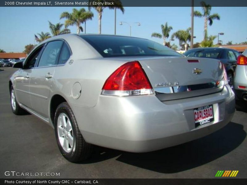 Silverstone Metallic / Ebony Black 2008 Chevrolet Impala LT