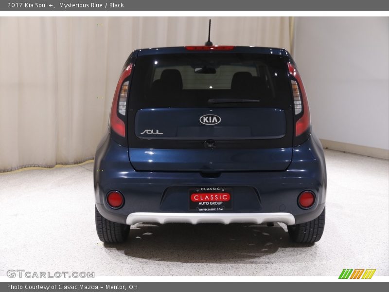 Mysterious Blue / Black 2017 Kia Soul +