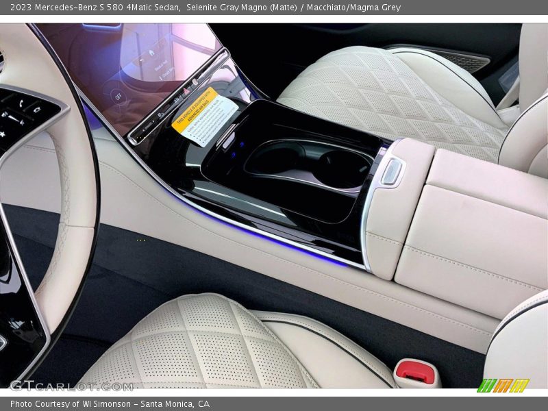 Selenite Gray Magno (Matte) / Macchiato/Magma Grey 2023 Mercedes-Benz S 580 4Matic Sedan