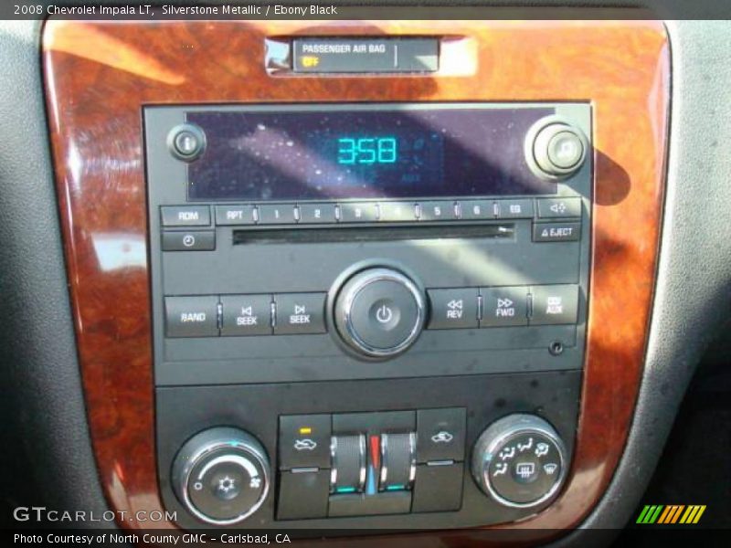 Silverstone Metallic / Ebony Black 2008 Chevrolet Impala LT