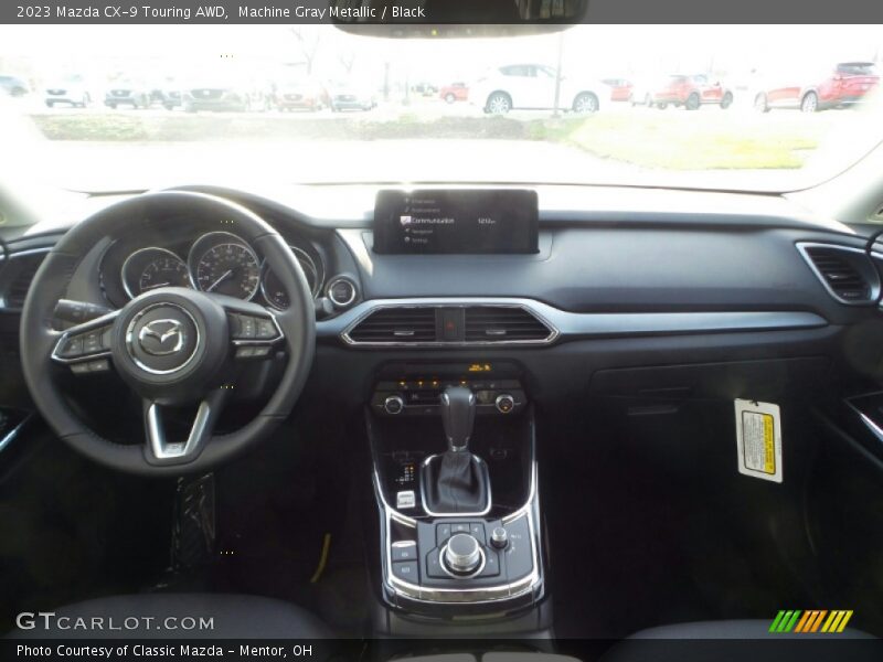 Machine Gray Metallic / Black 2023 Mazda CX-9 Touring AWD