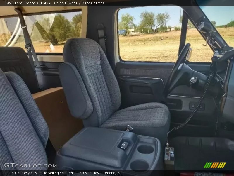 Front Seat of 1990 Bronco XLT 4x4