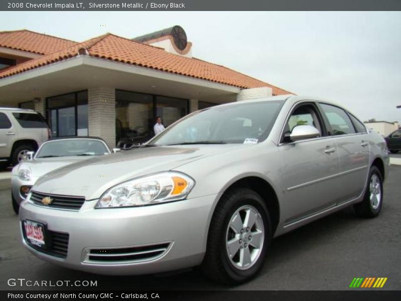 Silverstone Metallic / Ebony Black 2008 Chevrolet Impala LT