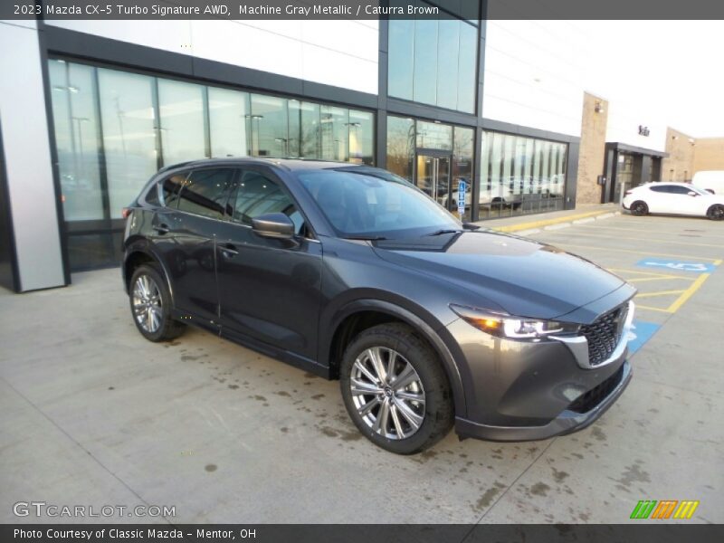 Front 3/4 View of 2023 CX-5 Turbo Signature AWD