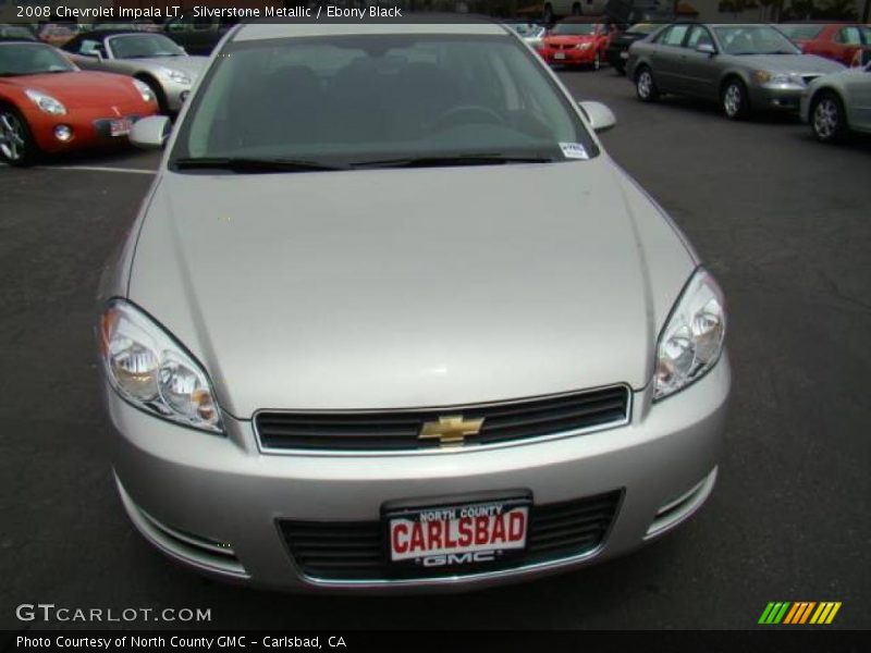 Silverstone Metallic / Ebony Black 2008 Chevrolet Impala LT