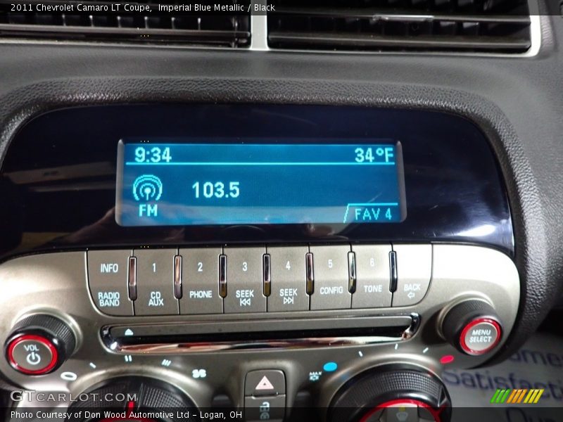 Imperial Blue Metallic / Black 2011 Chevrolet Camaro LT Coupe