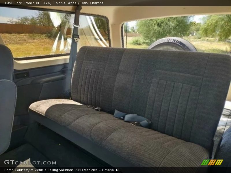 Rear Seat of 1990 Bronco XLT 4x4