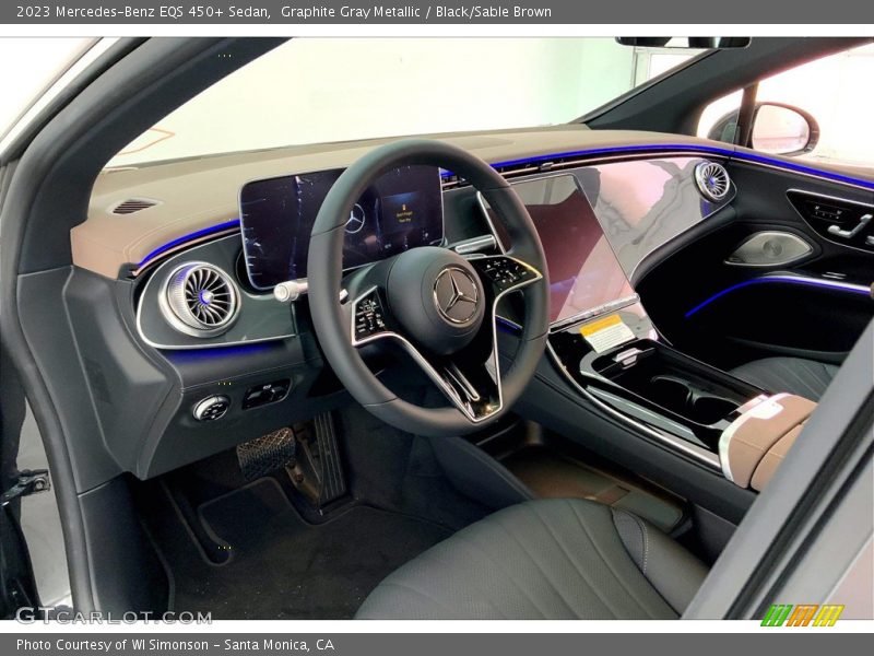 Front Seat of 2023 EQS 450+ Sedan