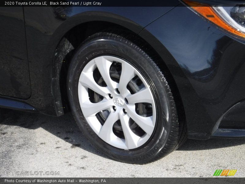 Black Sand Pearl / Light Gray 2020 Toyota Corolla LE